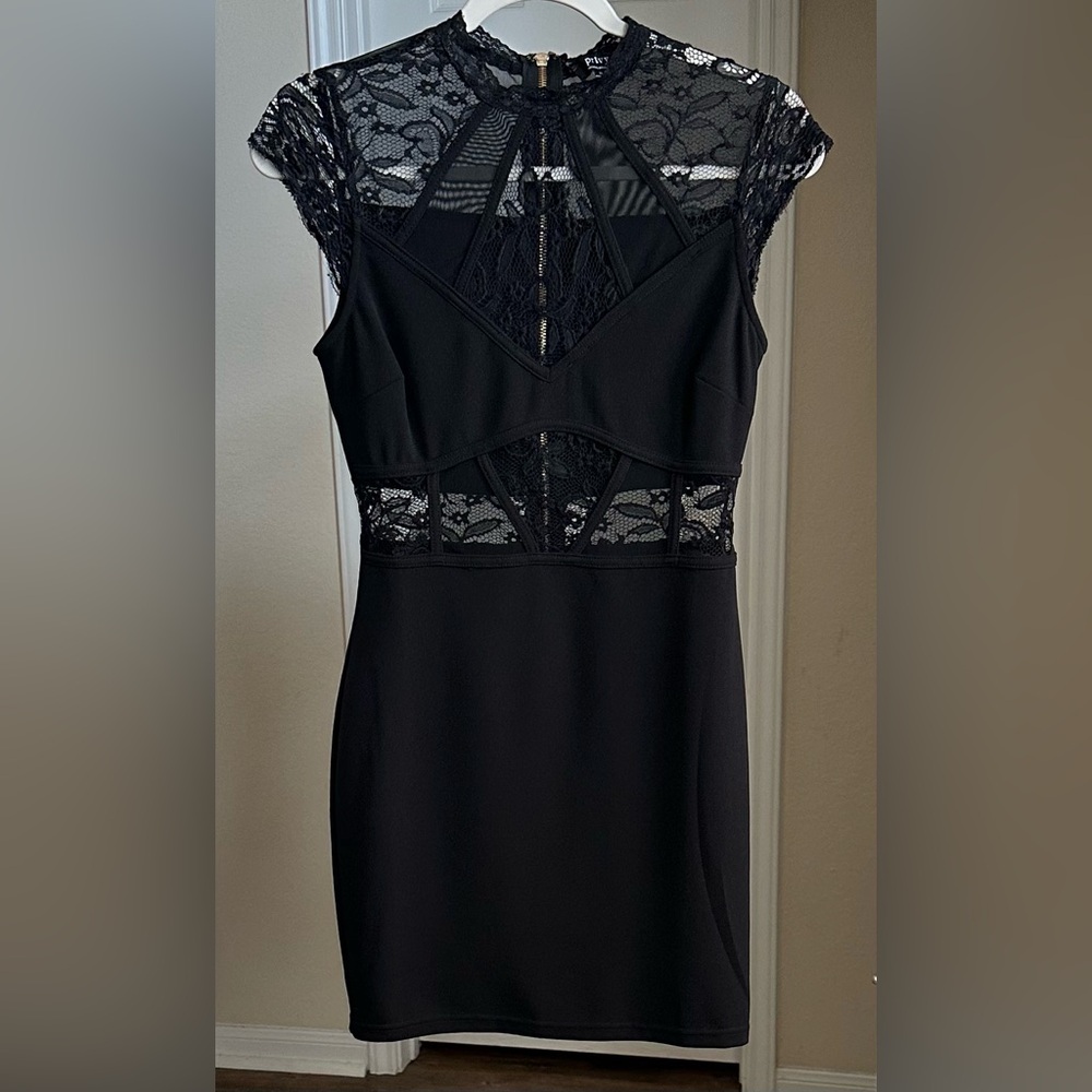 Privy Black Lace Dress